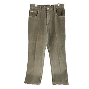 Quiksilver Mens Relaxed Fit‎ Corduroy Skateboard Pants 31x32 Brown Cotton